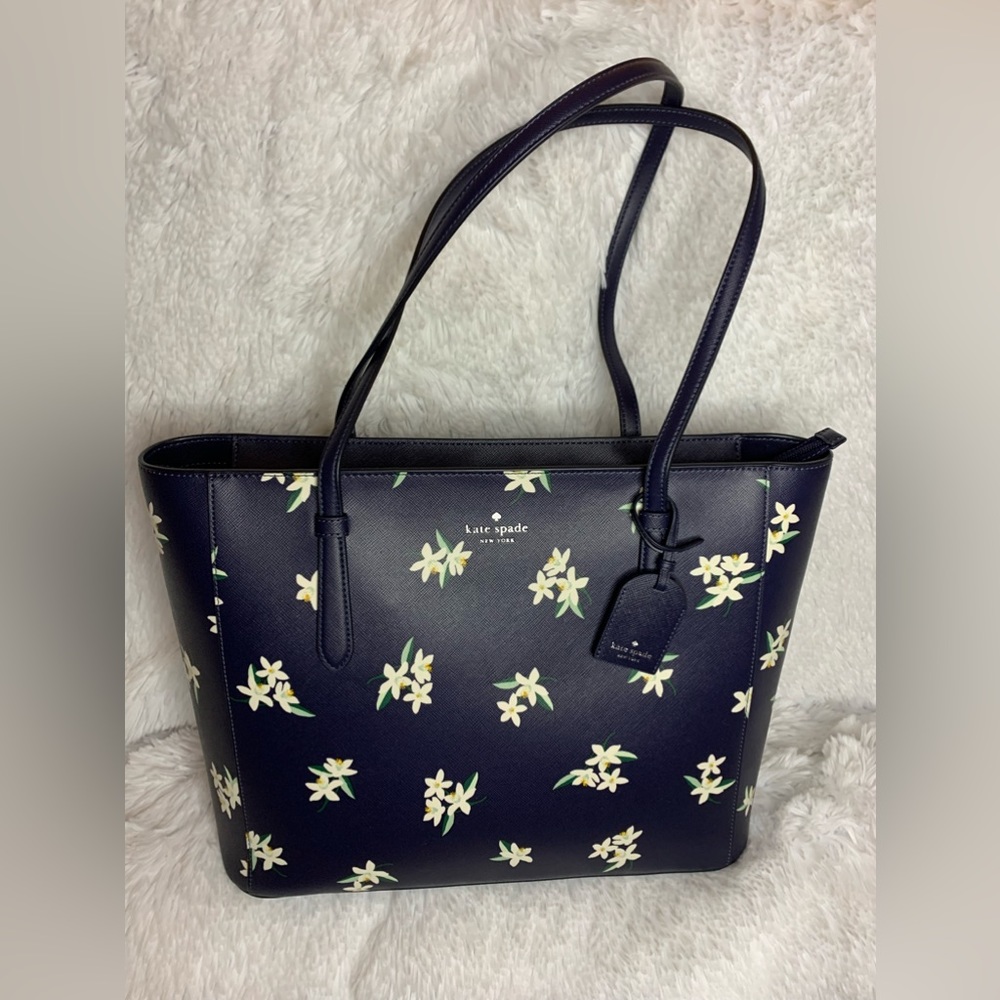 kate spade Medium Tote - Orange Blossom Parisian NWT